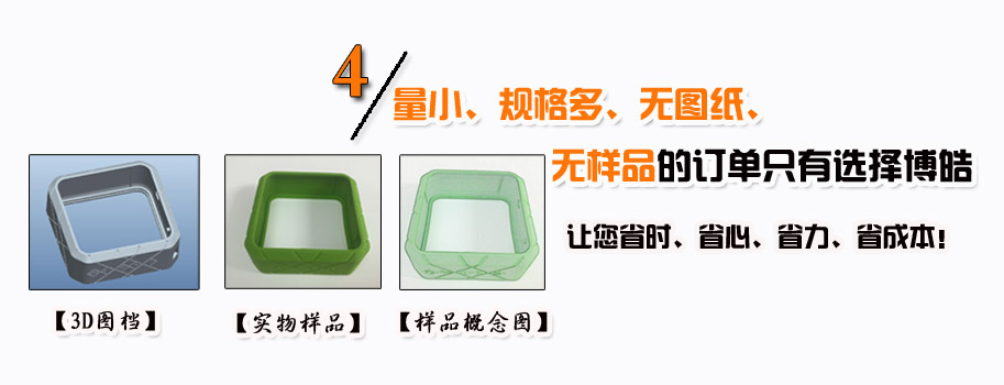 量小、規(guī)格多、無(wú)圖紙、無(wú)樣品的訂單只有選擇博皓。