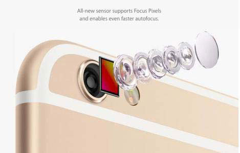 iPhone6s拍照、攝像性能均提升1200萬像素