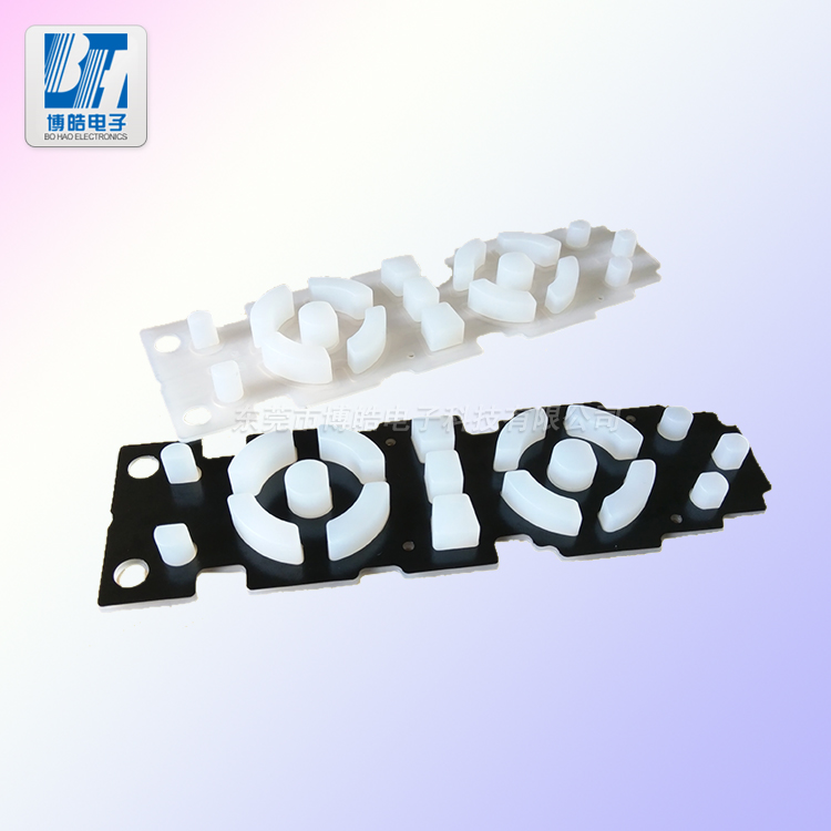 廠(chǎng)家定制P+R硅膠按鍵 遮光片防溢光硅膠按鍵開(kāi)模定做